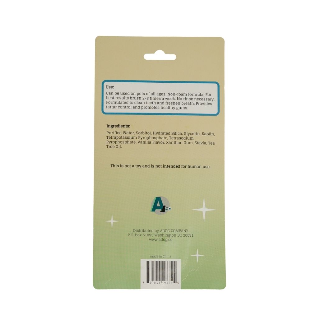 Triple-Head Dog Toothbrush & All-Natural Toothpaste Kit – Clean All Teeth at Once